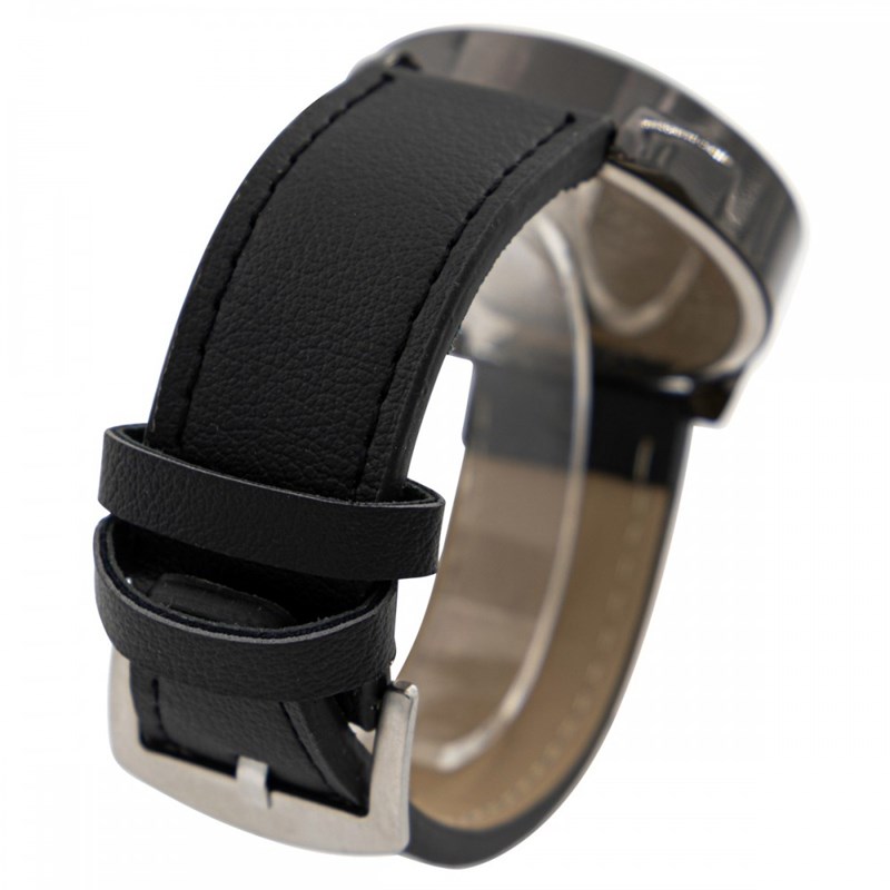 Montre Homme M. JOHN bracelet Cuir Noir