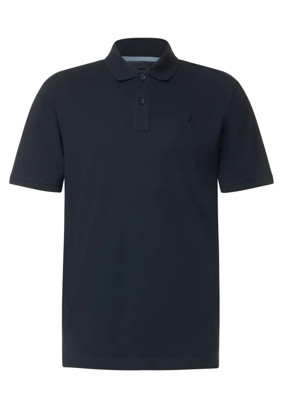 Piquée Poloshirt - deep sea blue
