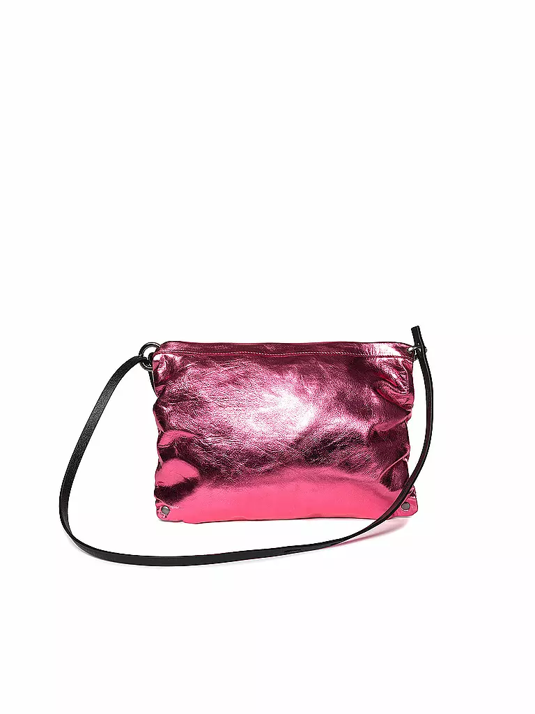 INA KENT Ledertasche - Umhängetasche MOONLIT Ed. 1 pink