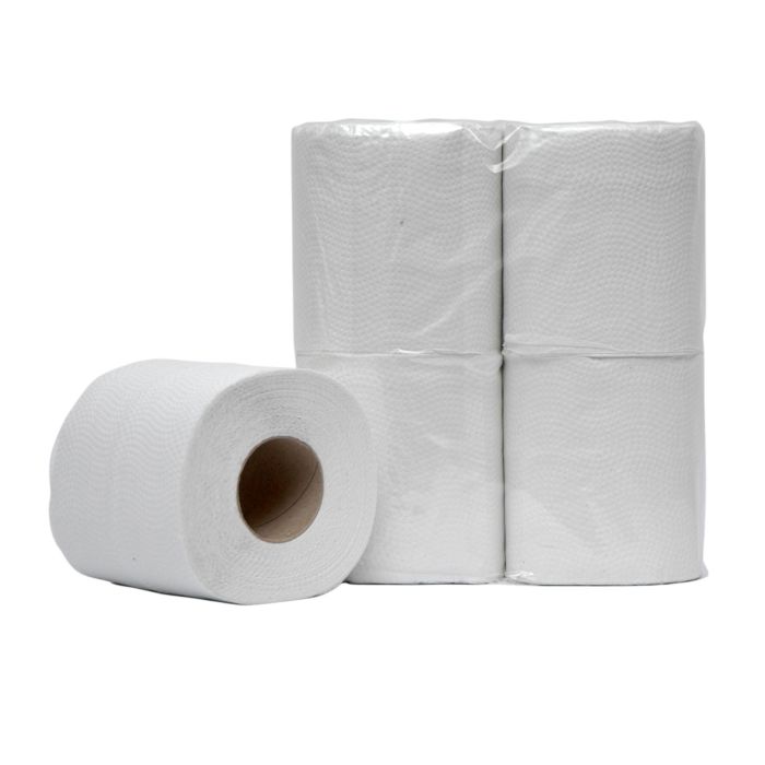 Toiletpapier 200v 2lgs Flushable 48rollen T1 Cellulose 2laags 200vel rapid flush wit 48 rollen (50629)