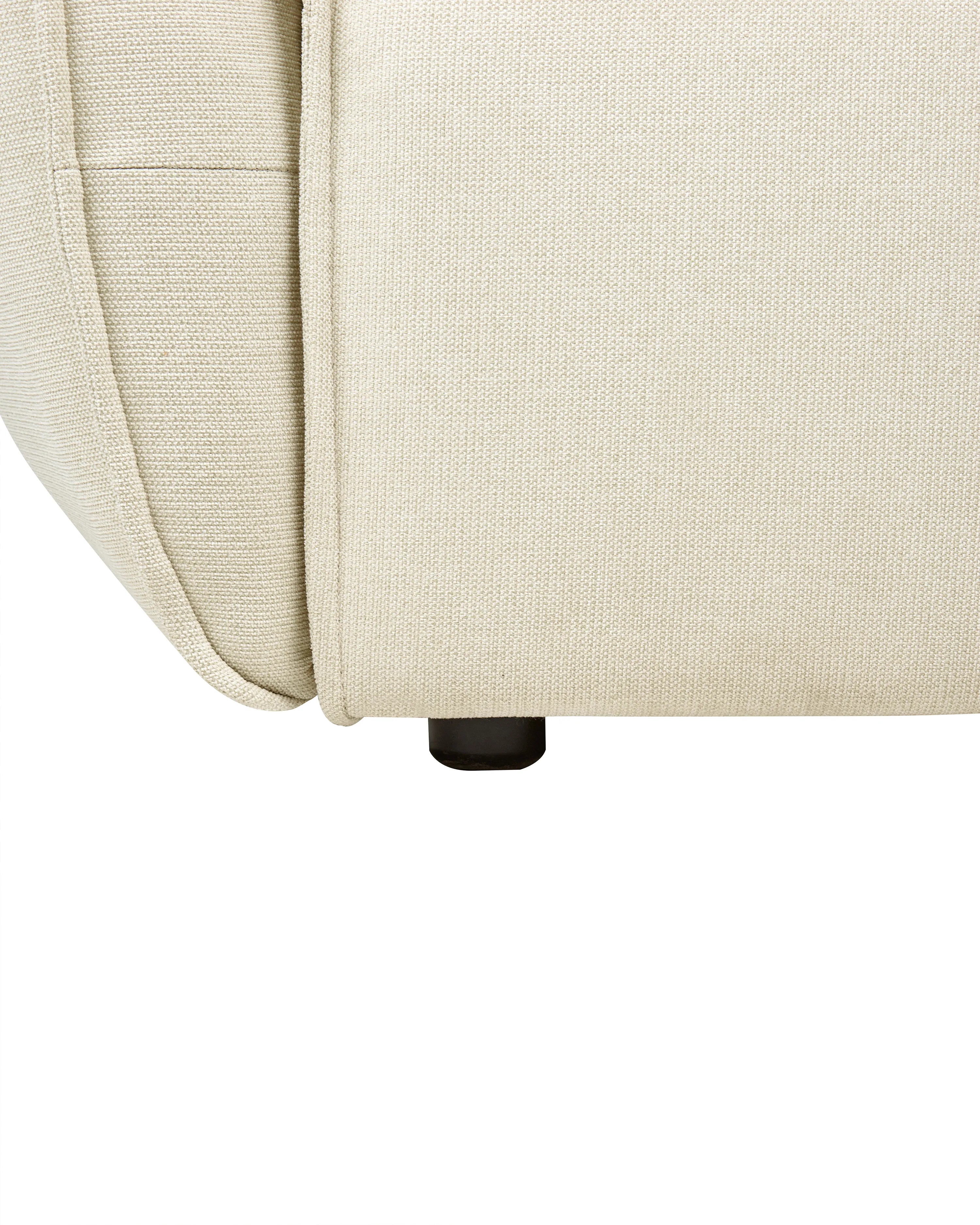 Fauteuil KUNES Stof Lichtbeige