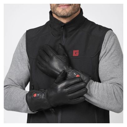 Gants chauffants cuir - mixtes - polyvalents