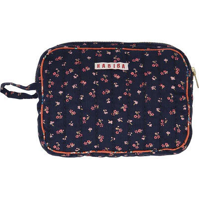 HABIBA  Fleur makeuptaske - Indigo