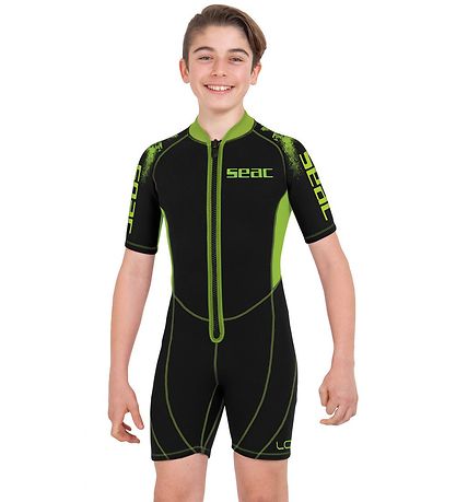 Seac V?ddragt - Look Shorty Kid 2,5 mm - Sort/Lime