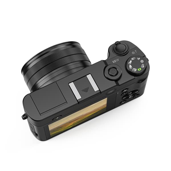 INF 4K 64MP digitalkamera med dobbel linse og 32 GB minnekort (DC218)