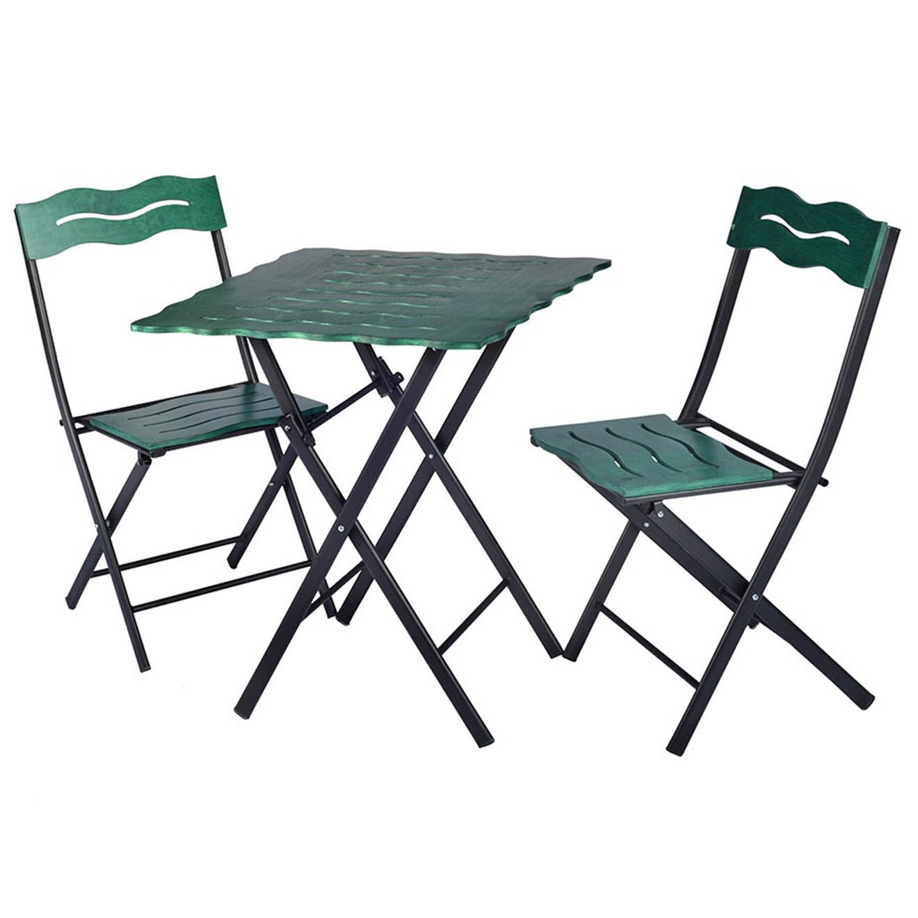 Sunny Garden Ensemble de jardin 2 personnes vert