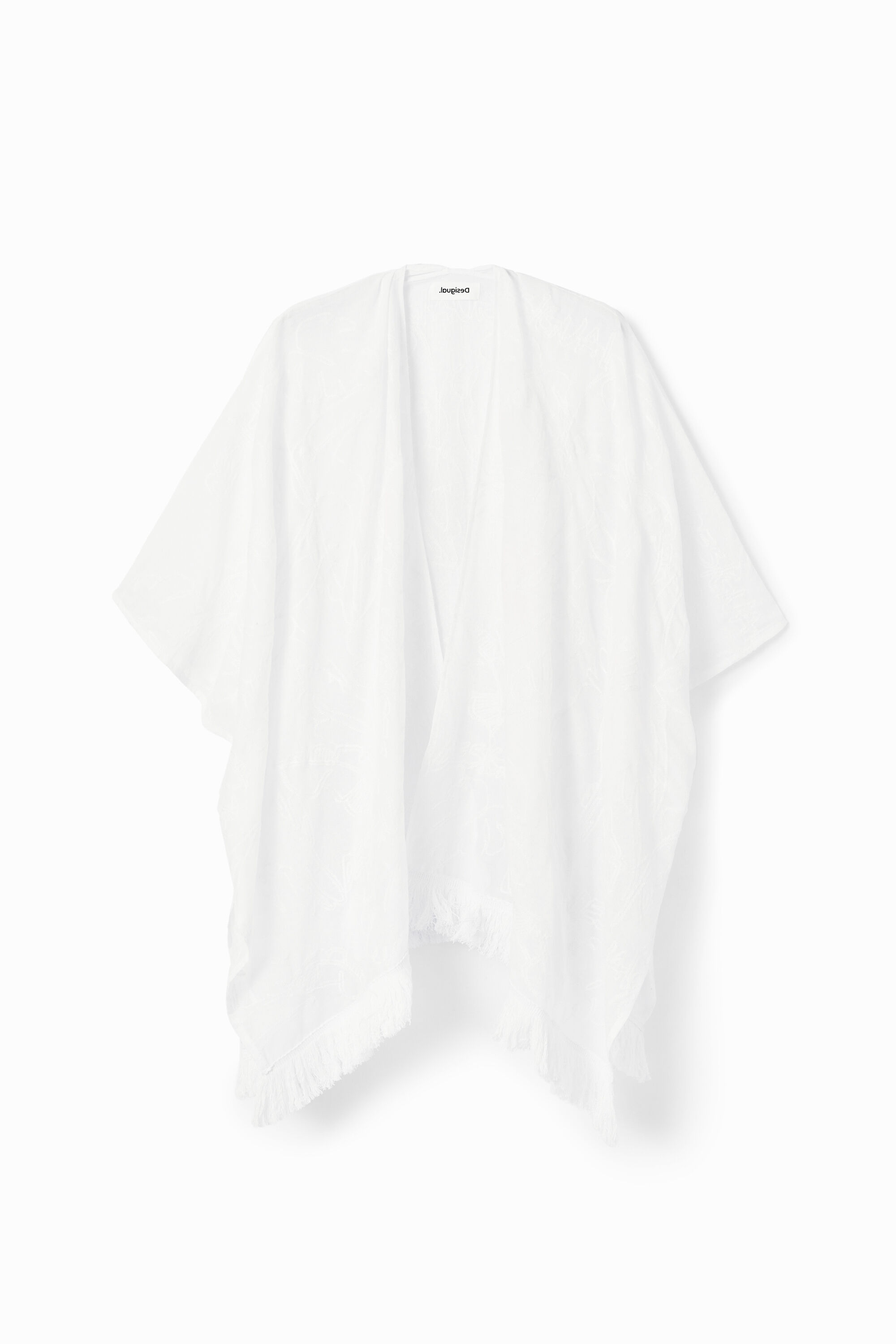 Caftan court brodé