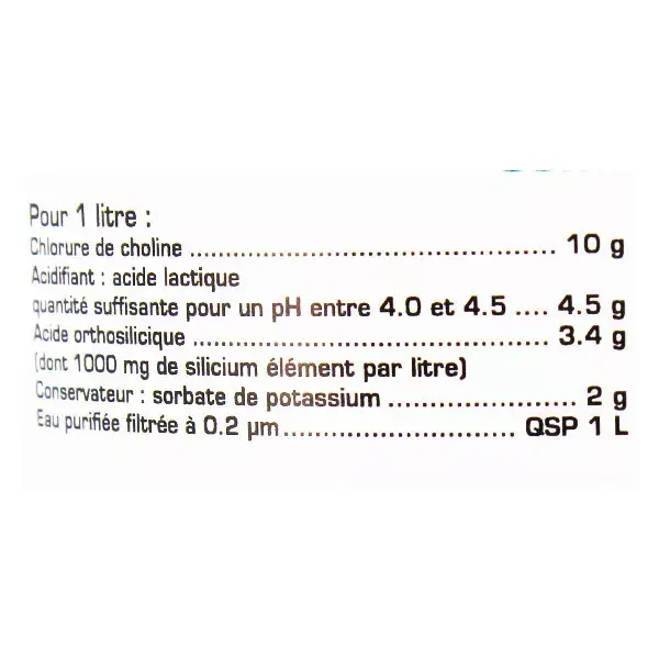 Solução de sílica orgânica original Nat & Form 7% 1L