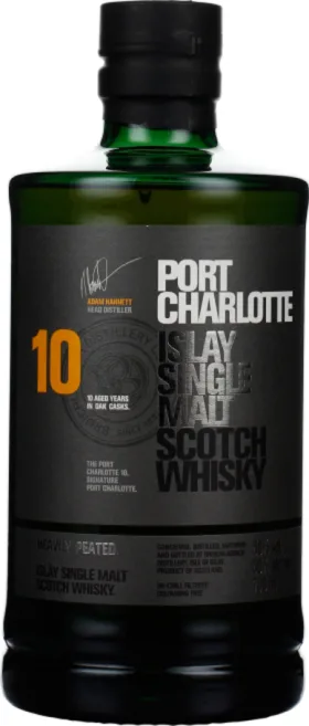 PORT CHARLOTTE 10 YEARS HEAVILY PEATED 70CL
