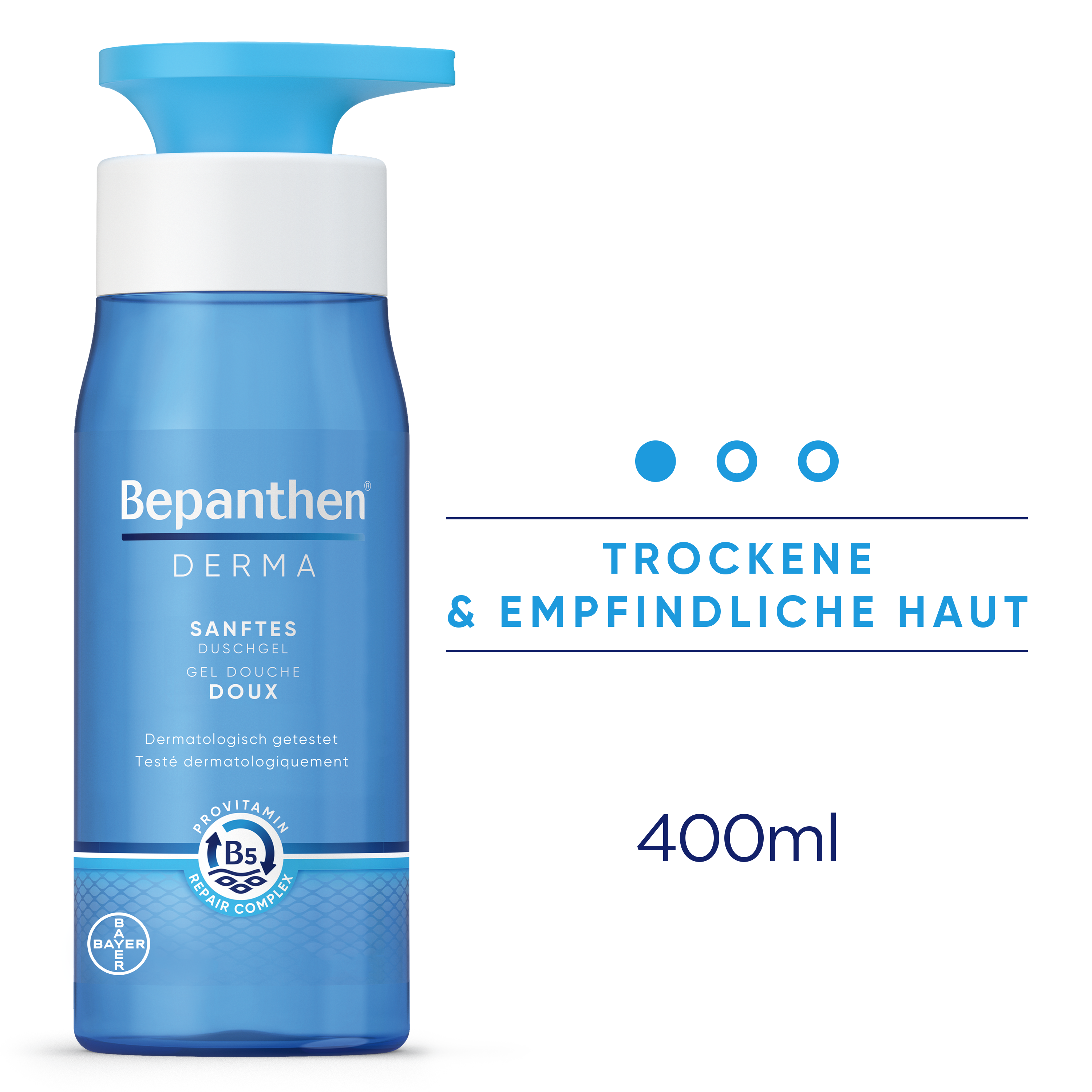 BEPANTHEN Bepanthen DERMA Sanftes Duschgel Disp 400 ml