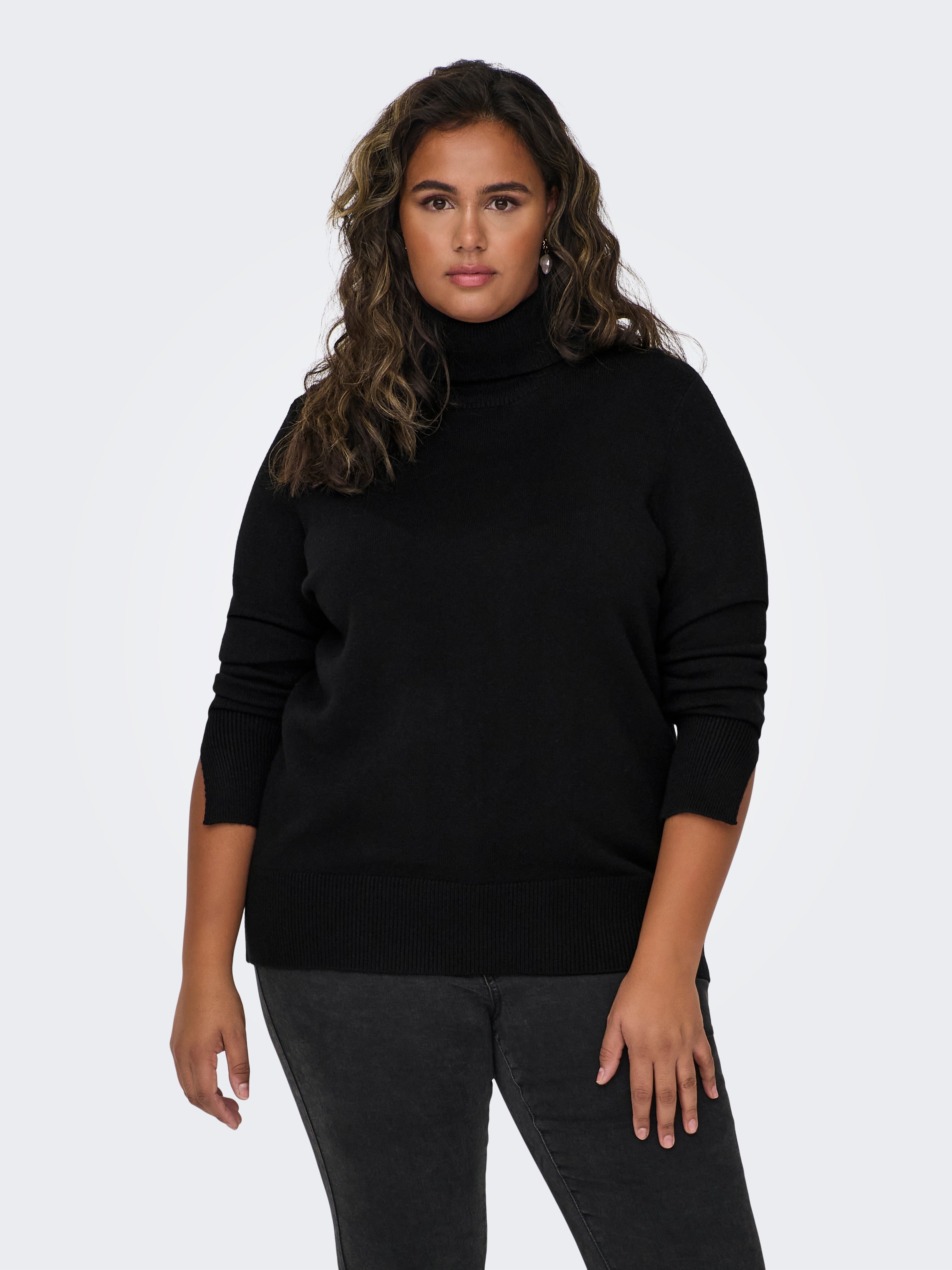 CARFIA Strickpullover Black