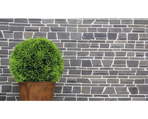 Gebroken mozaïek MOS Brick 210 zwart 30,5x30,5 cm