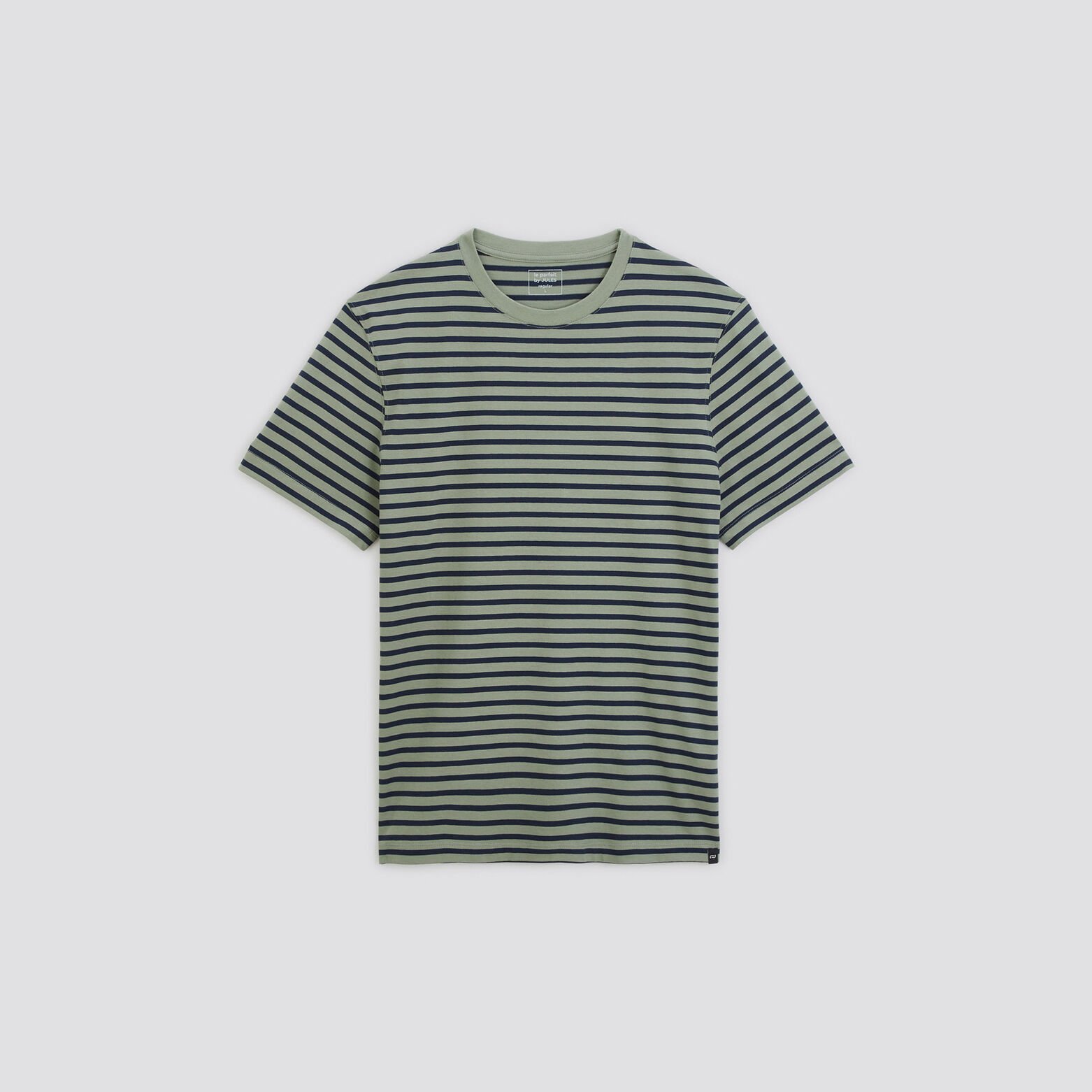 Tee shirt marinière 'le parfait by JULES' Vert kaki