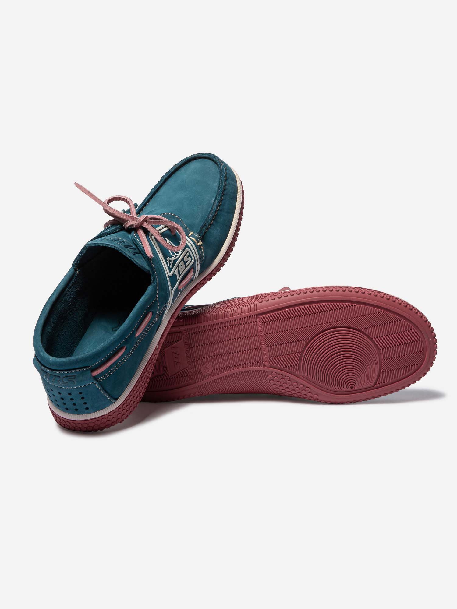 Chaussures Bateau Homme Semelle Grip Cuir Bleu