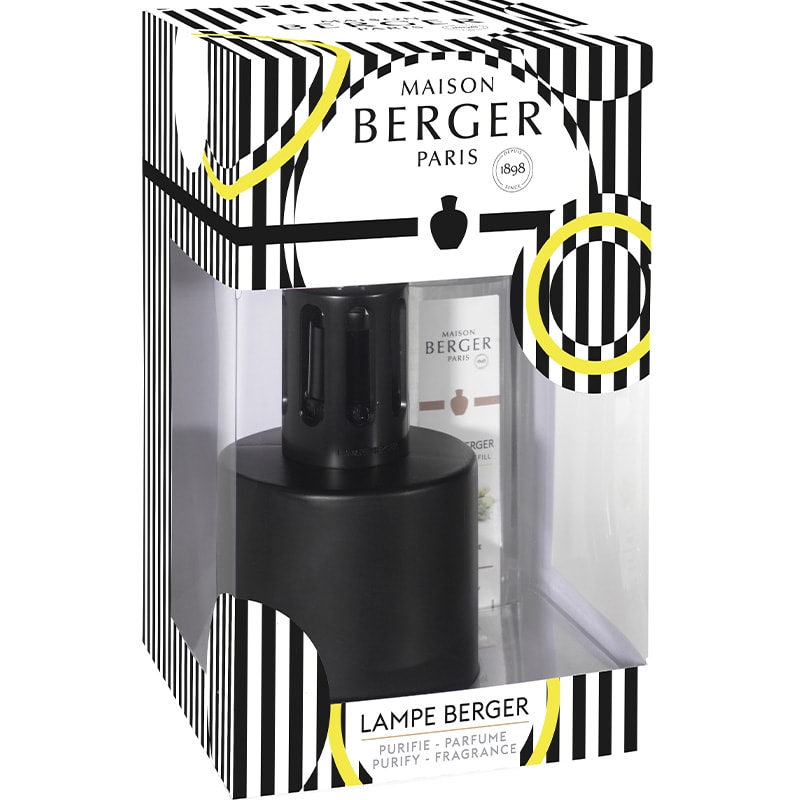 Coffret Lampe de diffusion & recharge - Noire - Terre sauvage - 250 ml