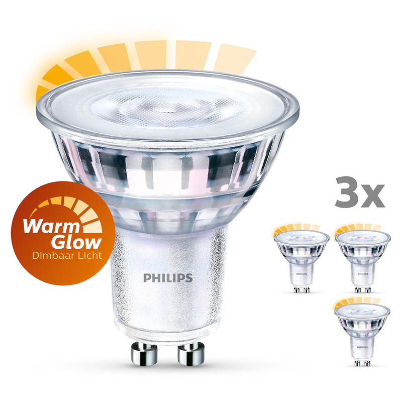 Philips LED spot GU10 2.6W 2200K-2700K Dimbaar