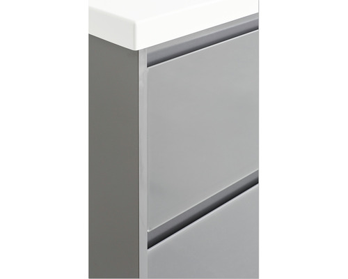 Pelipal xpressline 3261 wastafelmeubel, afmetingen (B x H x D): 100 x 52,9 x 42 cm, frontkleur: grijs, 3261.611014