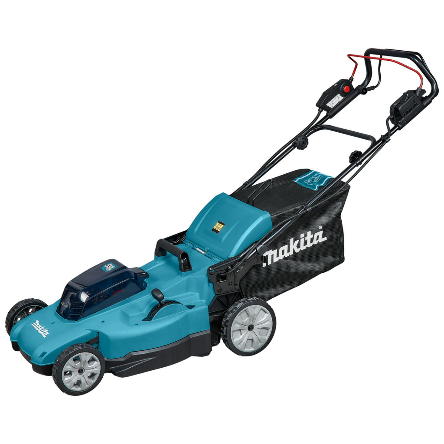 Makita DLM539PT2 (2X18V) Li-Ion Accu Grasmaaier set (2x 5,0Ah) - 53cm - 70L - 1000 m²