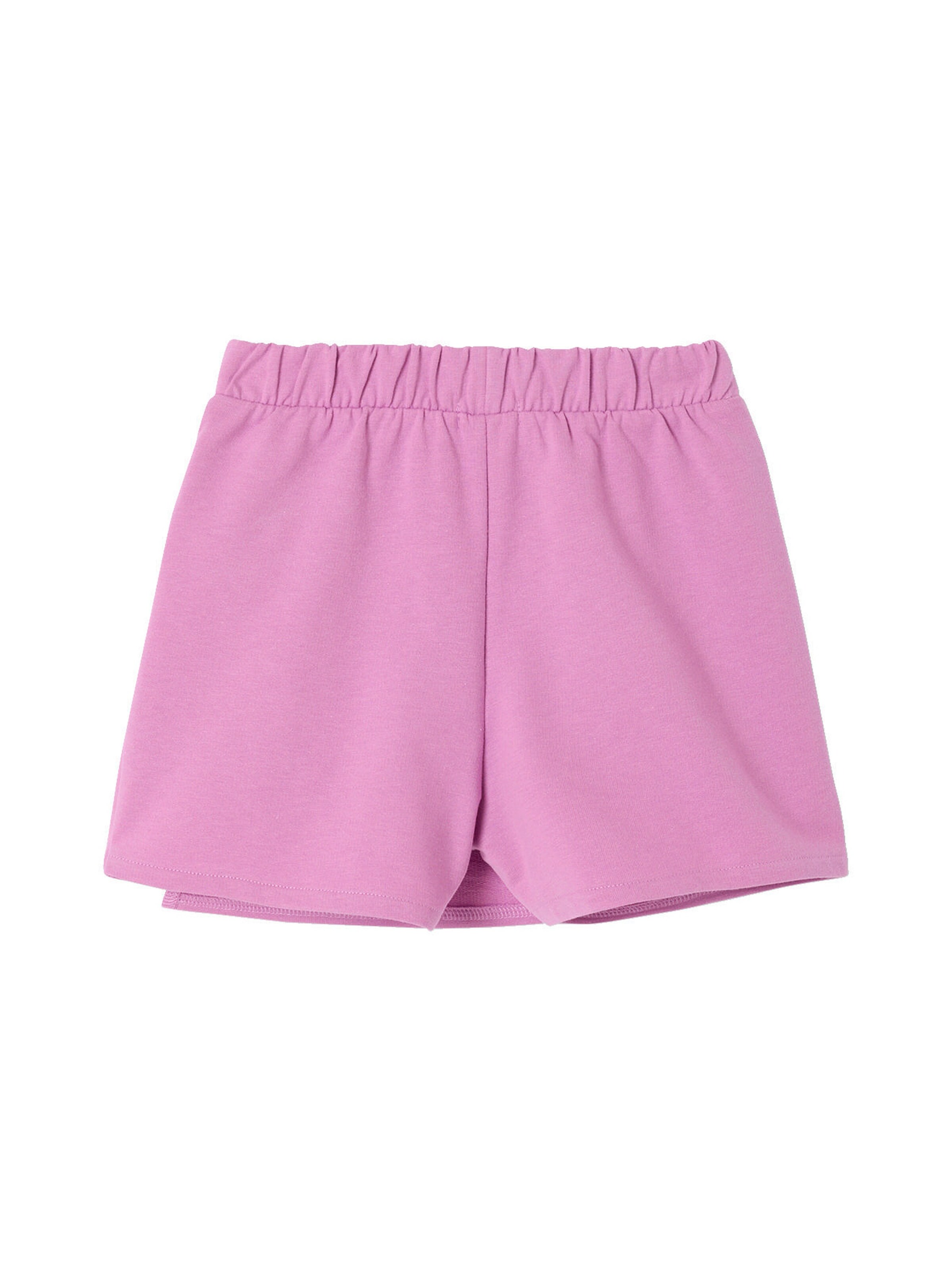 Vertbaudet Mädchen Hosenrock, Sweatware mit Recycling-Polyester violett