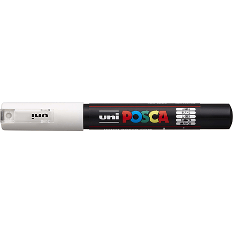 Posca PC1MC vandbaseret tusch - hvid