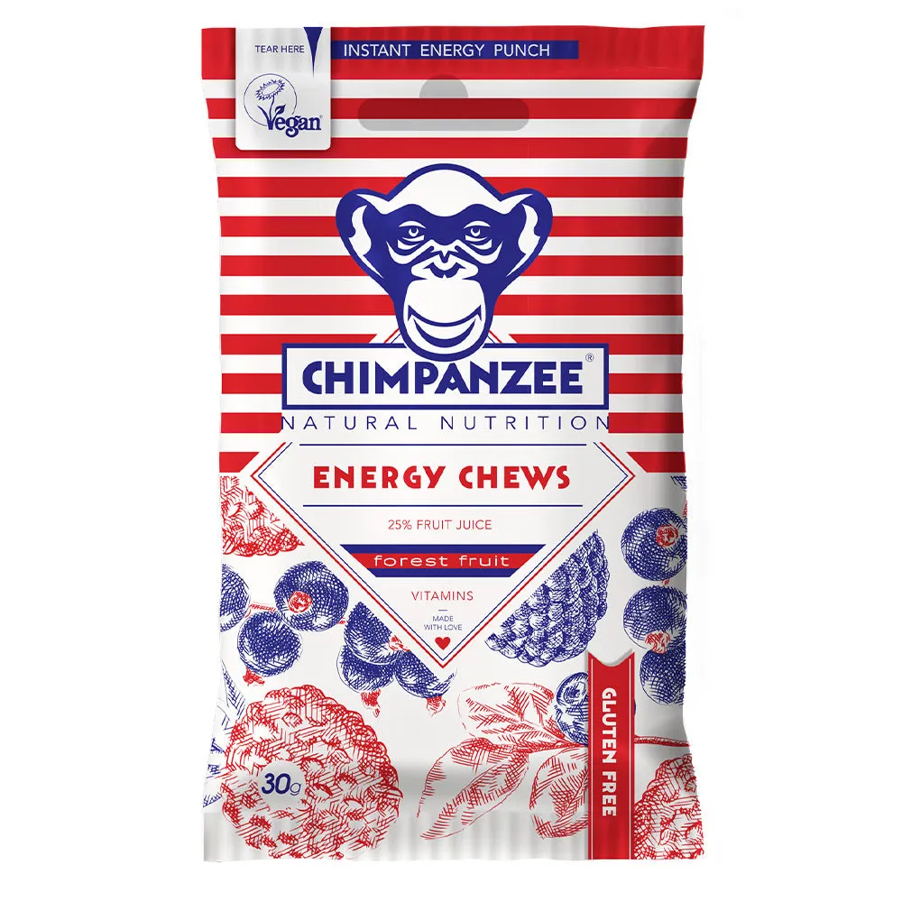Chimpanzee -  Energy Kaubonbons mit Fruchtsaft