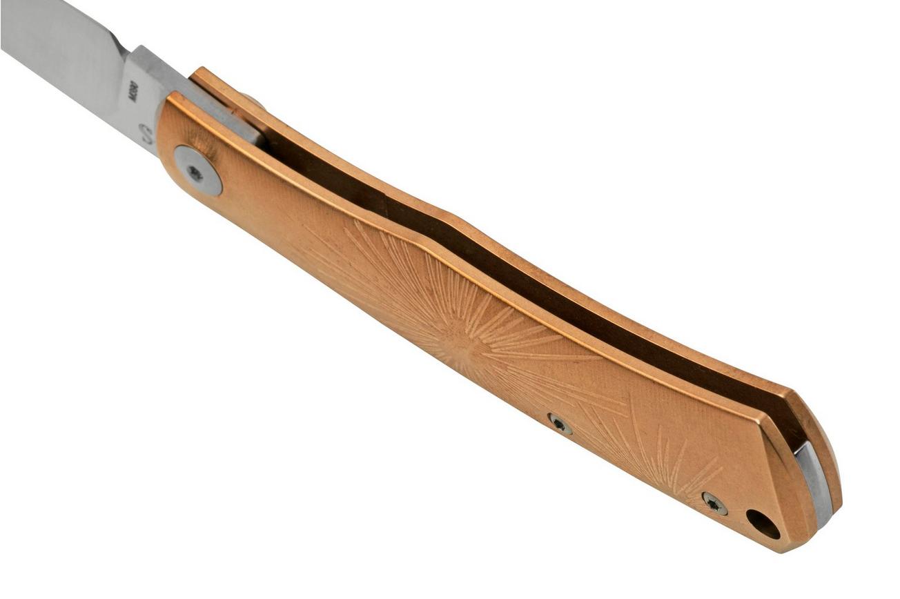 Viper Hug V5990BRS Sandblasted Bronze Star zakmes, Sacha Thiel design