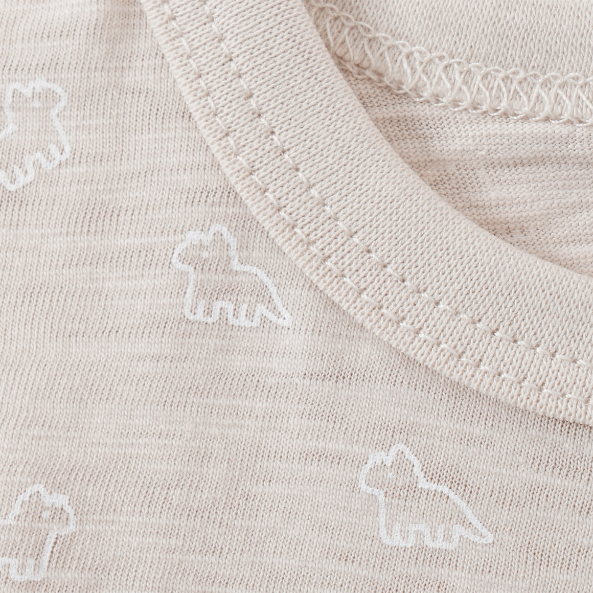 Topomini Newborn T-Shirt und Latzshorts im Set helltürkis / beige