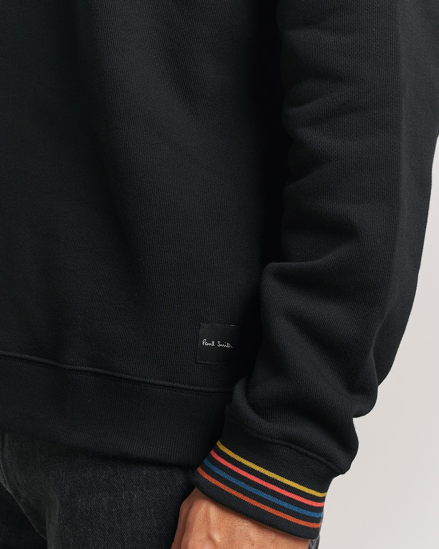 Paul Smith Artist Rib Crew Neck Sweatshirt Black