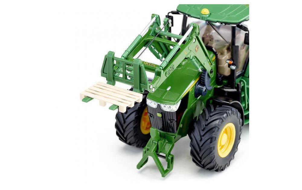 Traktor John Deere 7310R mit Controller RTR, 1:32<br>Siku Control Traktor mit funktionsfähigem Frontlader und Bluetooth Fernsteuerung
