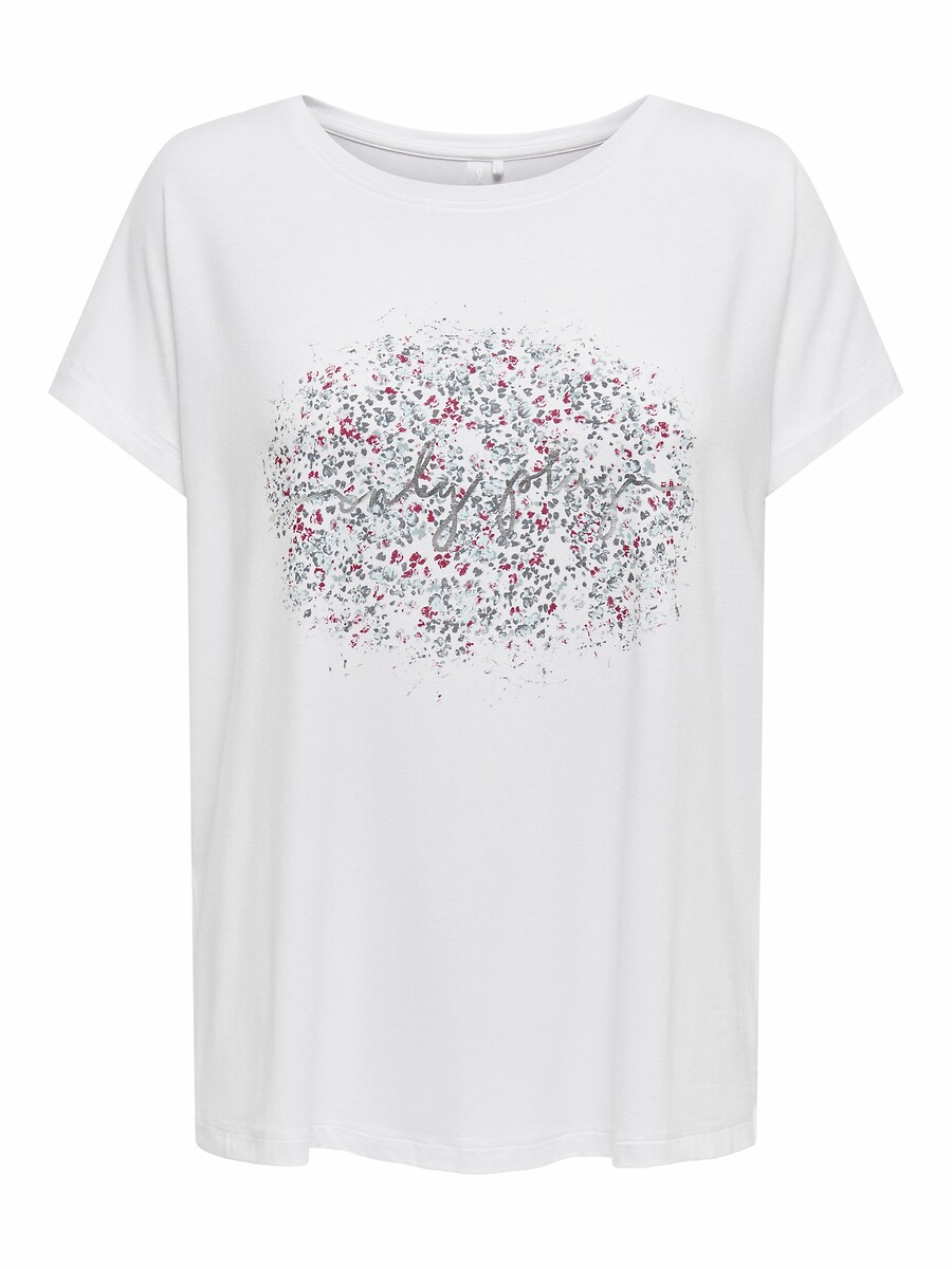 ONLY PLAY<br>Camiseta com gola redonda e mangas curtas