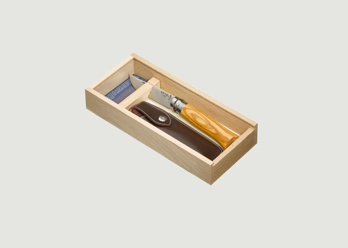 Couteau N°08 Olivier + Etui Opinel