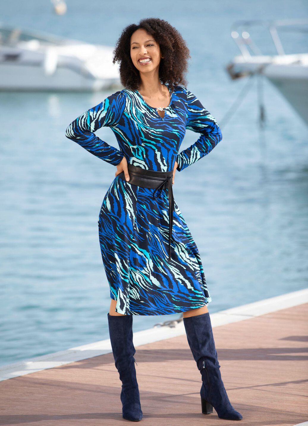 Kleid in Schlupfform