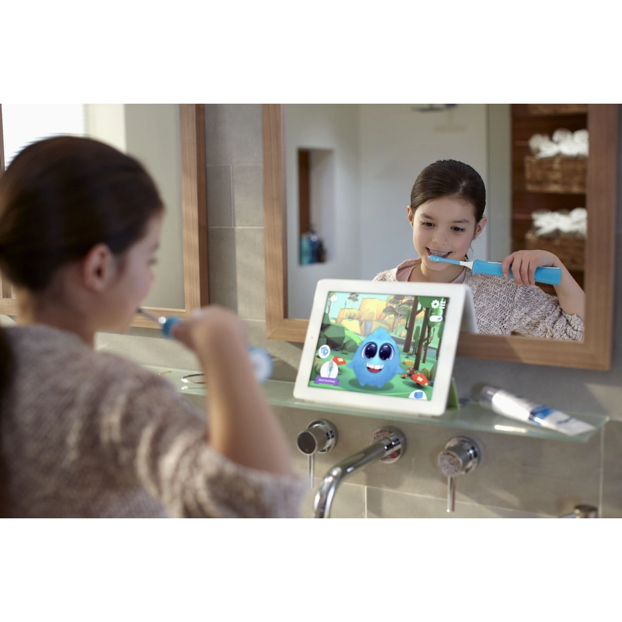 Philips Sonicare Elektrische Schallzahnbürste HX632204 For Kids blau