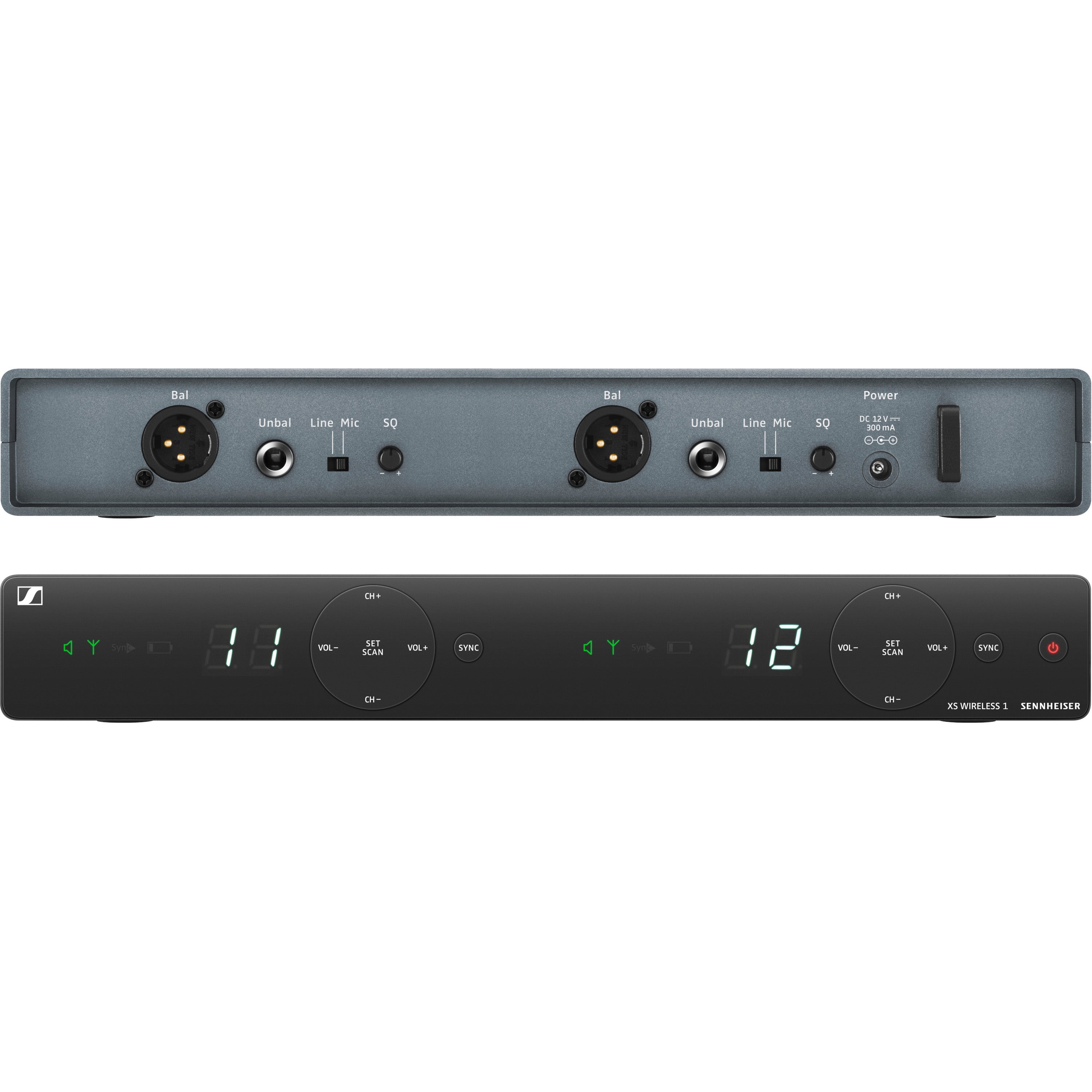 Sennheiser XSW 1-835 DUAL-B draadloze set (B: 614-638 MHz)
