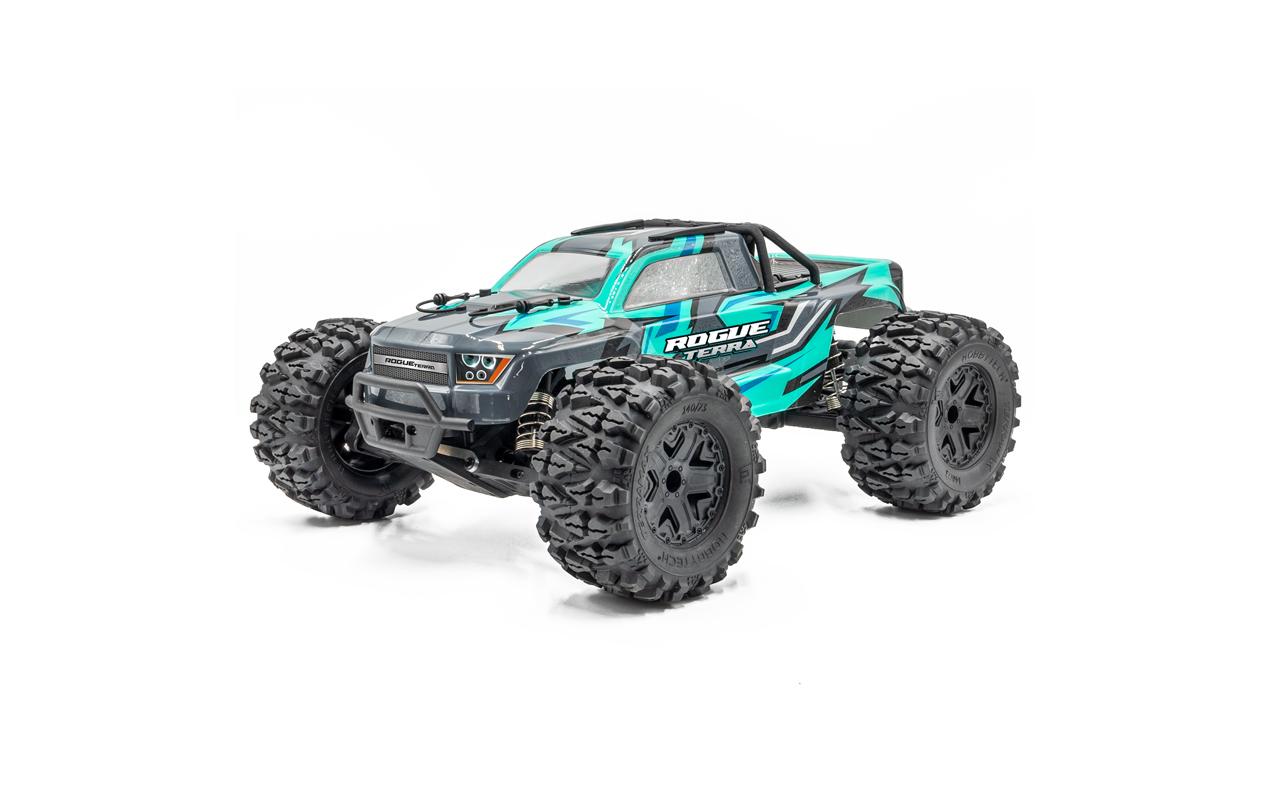 Monster Truck Rogue Terra Brushless Grün, ARTR, 1:10<br>4x4 Brushless Monstertruck im Massstab 1:10