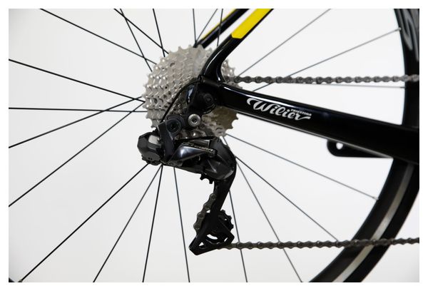 Vélo de Route Wilier Triestina Garda Rim Shimano Ultegra Di2 11V 700 mm Noir Bleu Astana