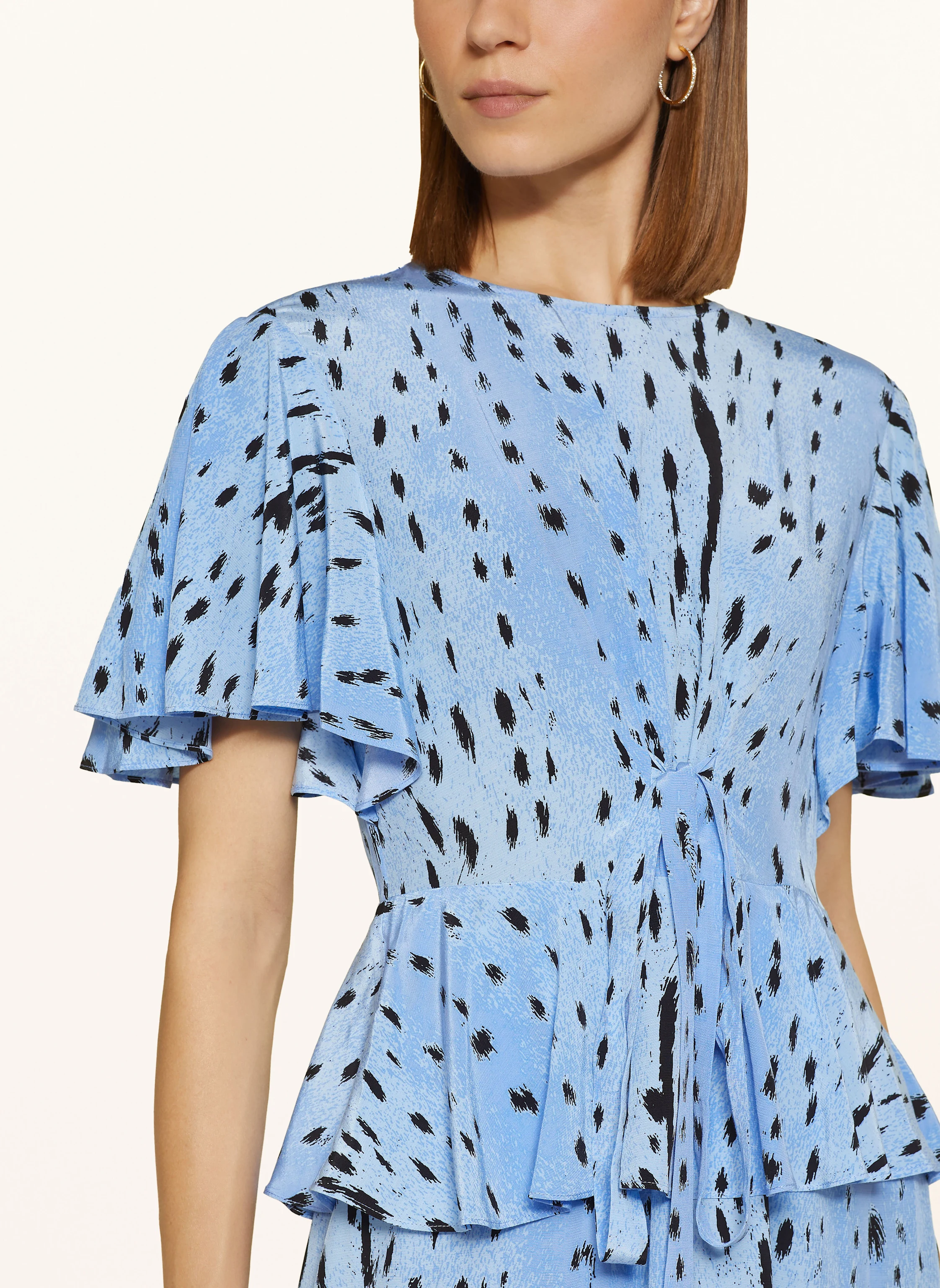 DIANE VON FURSTENBERG Satinkleid LEVANA