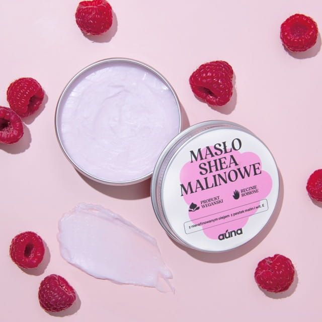 Auna Vegan Himbeer-Shea-Butter mit Himbeersamenöl und Vitamin E