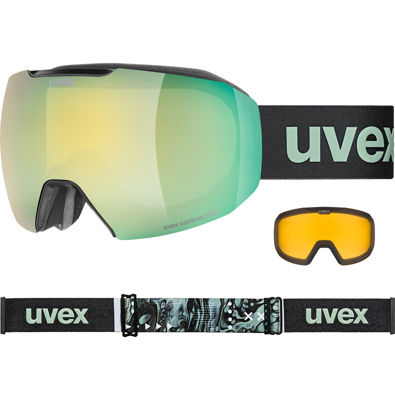 Uvex Epic ATTRACT S black matt / mirror opal   Ersatzscheibe | Uvex Skibrillen | Uvex | U | MARKEN | XSPO