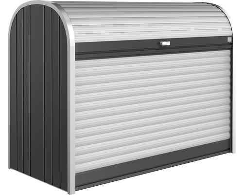 Biohort StoreMax 160 bakken opbergbox, 163x78x120 cm, donkergrijs metallic