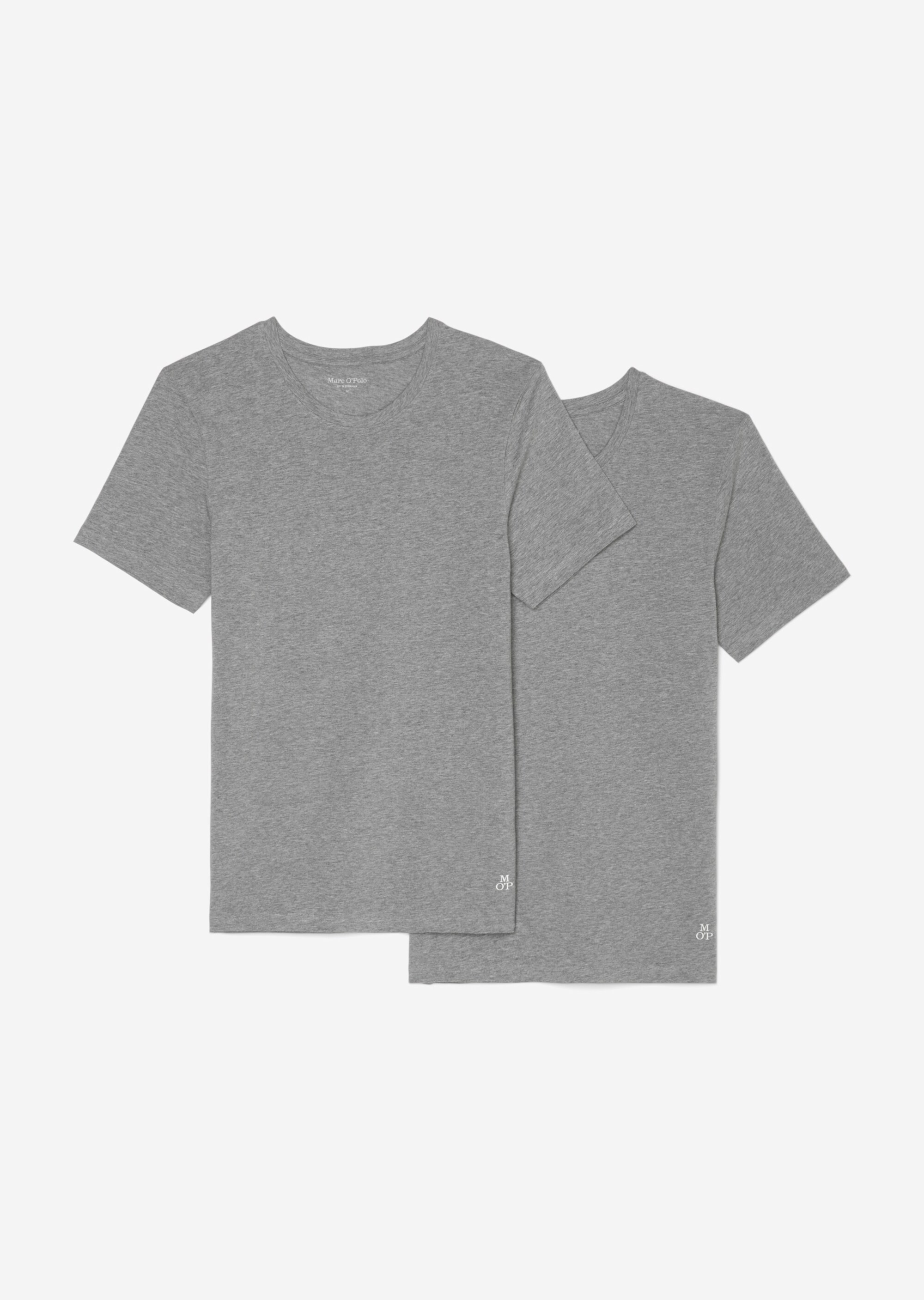 Lounge-T-Shirt mit Rundhalsausschnitt im 2er Set