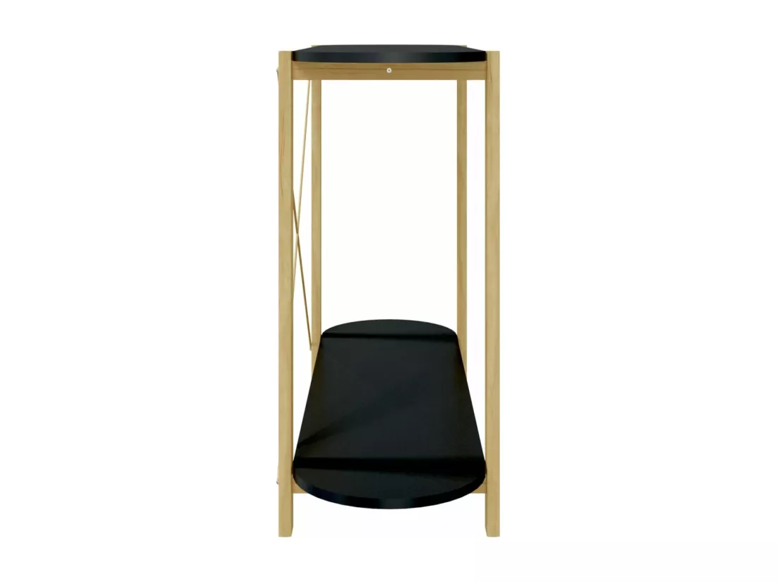 Table console Noir 110x38x75 cm Bois d'ingénierie