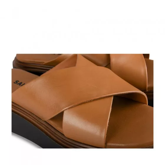 Mules COGNAC SAN MARINA