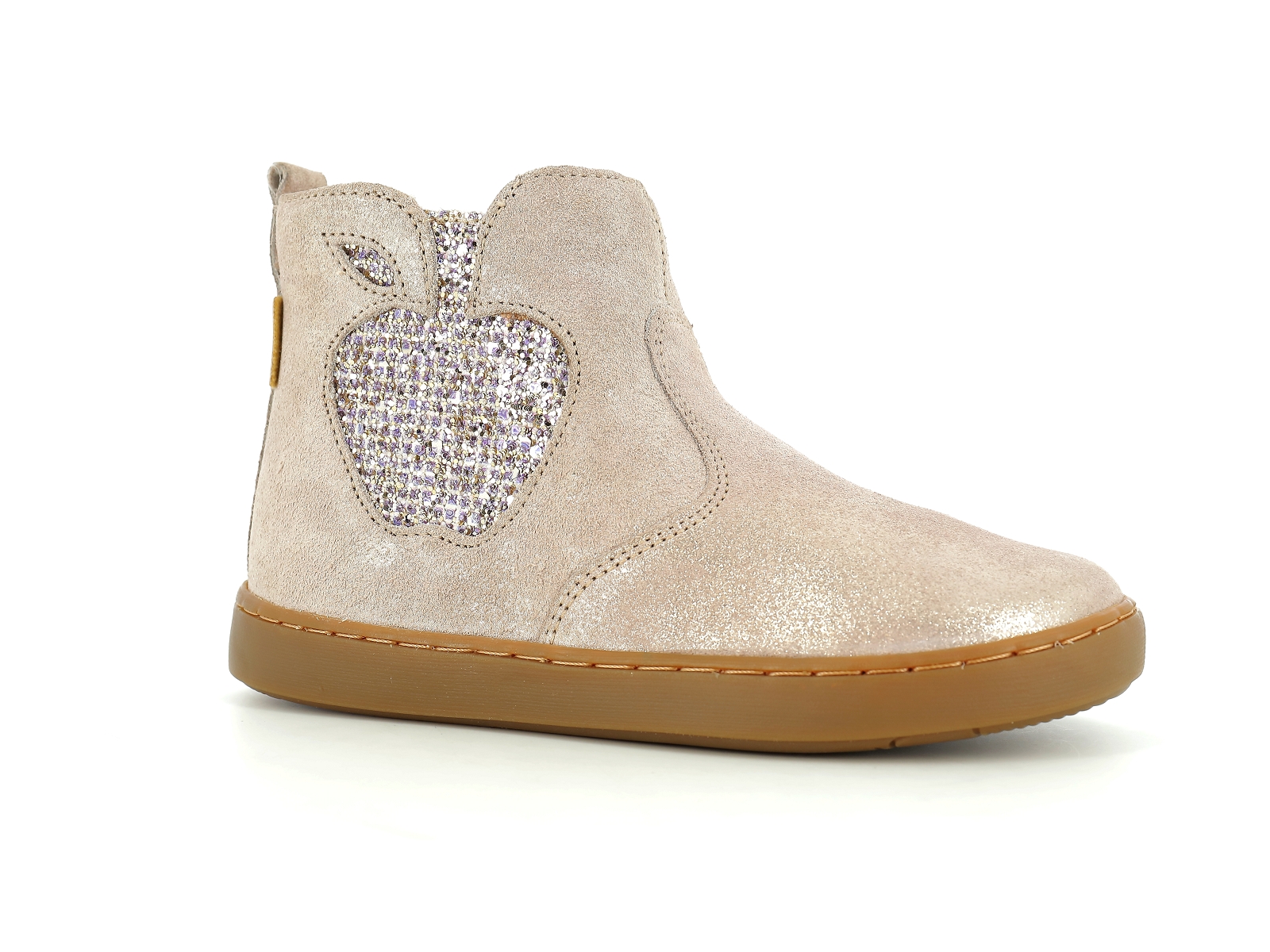Shoopom-BOUBA NEW APPLE Cuir Platine