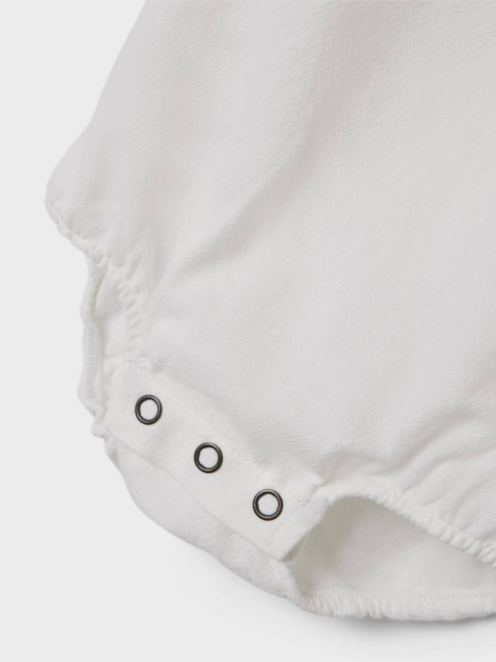 LIL' ATELIER romper met polokraag NBMHADAM wit