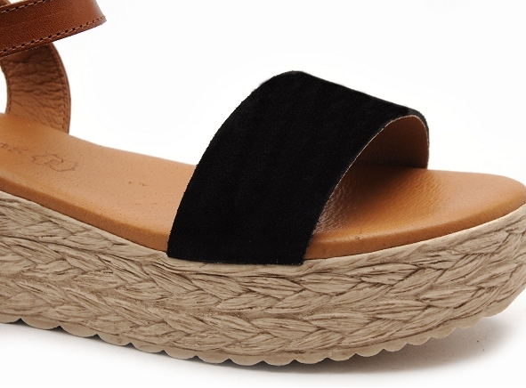 Eva frutos nu pieds talons femme 790 noir