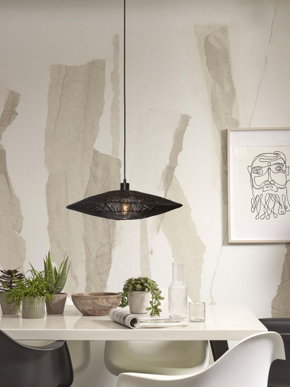 Good&Mojo Iguazu hanglamp Ø55 schijf large naturel