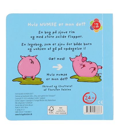 Forlaget Bolden Aktivitätsbuch - Wem gehört der Hintern? - Dänis