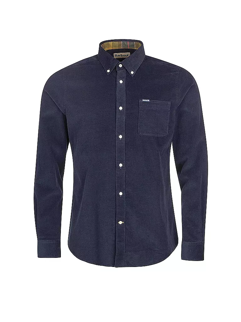 BARBOUR Cordhemd RAMSEY dunkelblau