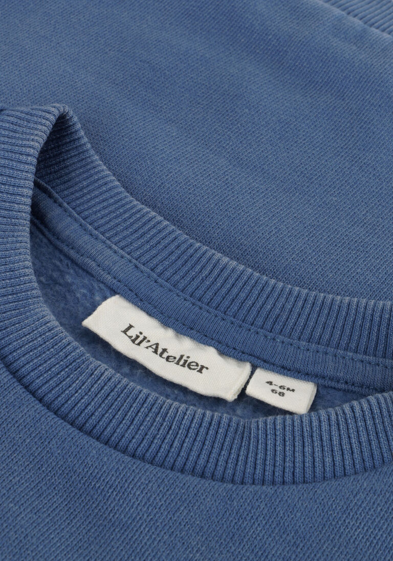LIL\\' ATELIER blauwe lil' atelier sweater nbmnalf ls loose sweat